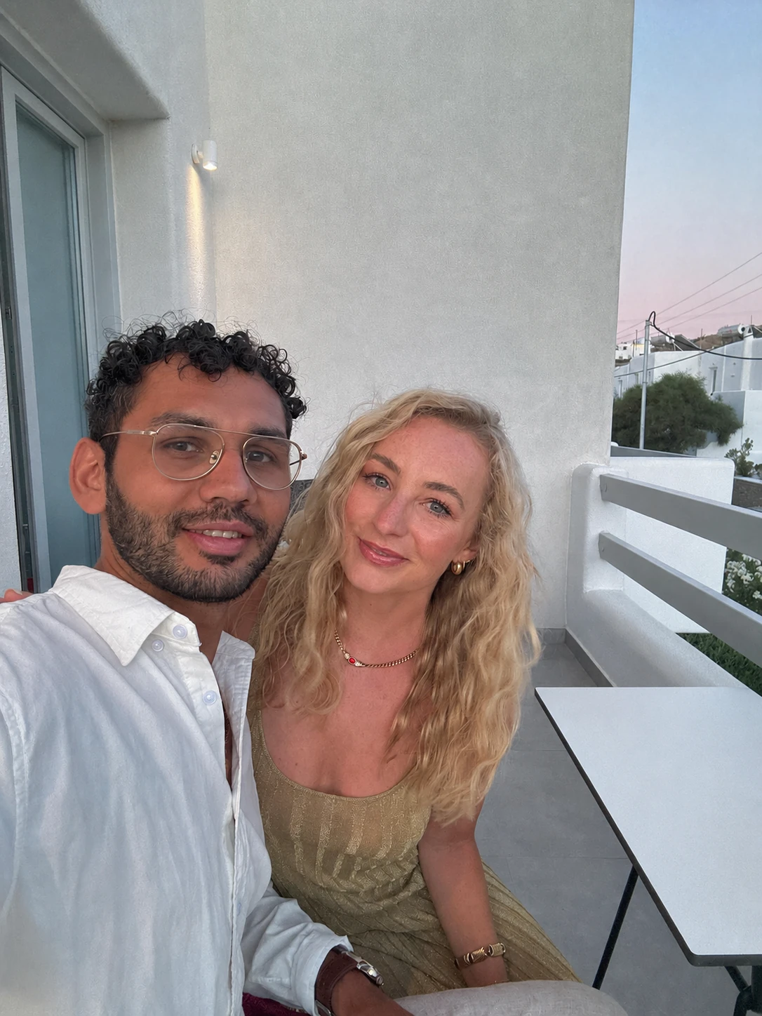 Godfrey and Tara in Greece