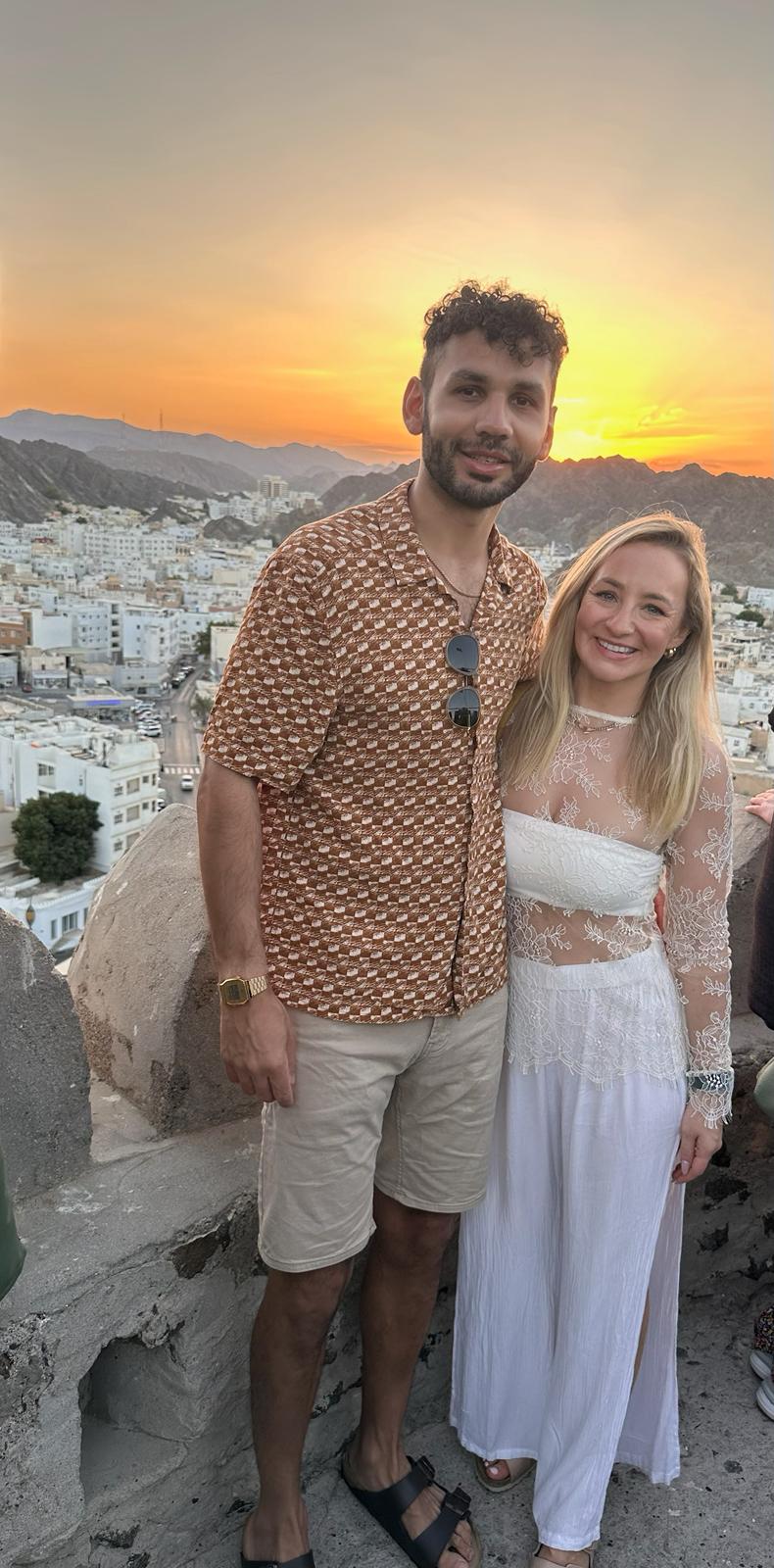 Godfrey and Tara in Oman